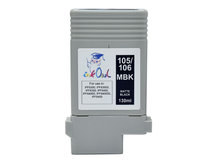 130ml Compatible Cartridge for CANON PFI-105MBK and PFI-106MBK MATTE BLACK